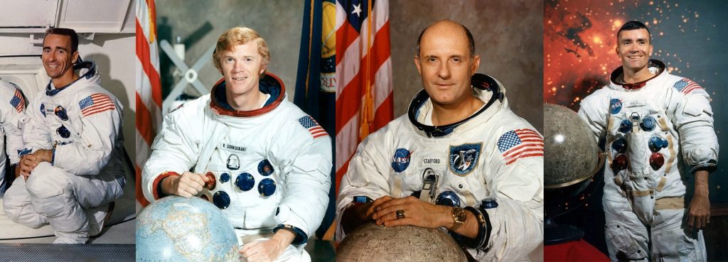 Los astronautas de la serie documental Reflections de Apollospace